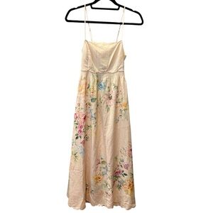 Christian Lacroix Cream Floral Dress